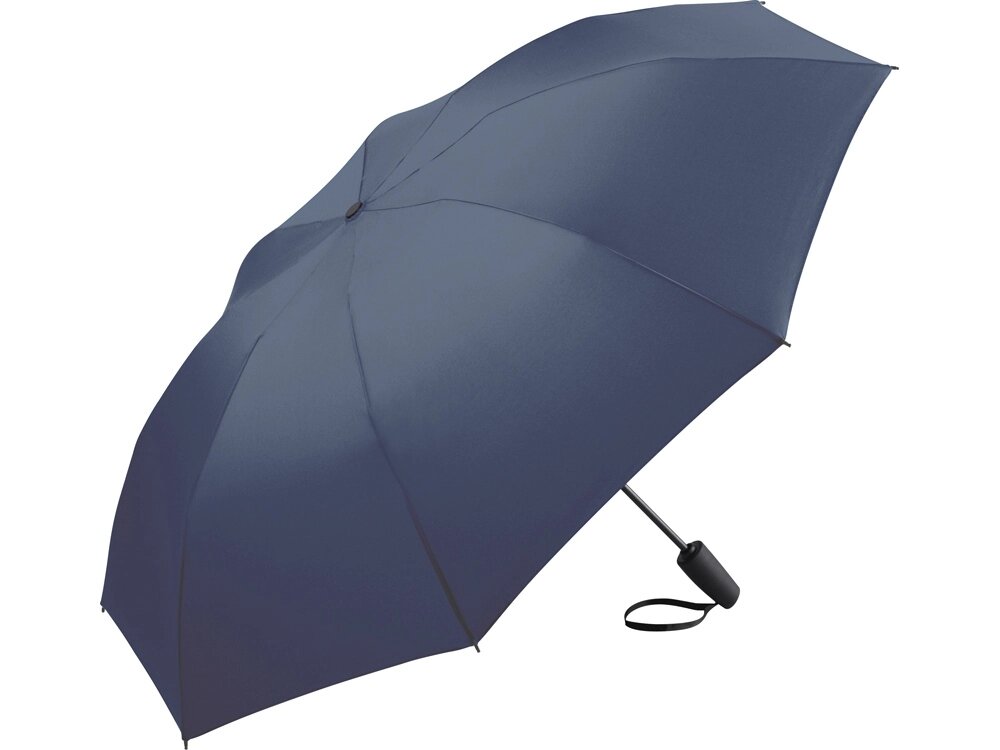 Зонт складной 5415 Contrary полуавтомат, navy от компании ТОО VEER Company Group / Одежда и сувениры с логотипом - фото 1