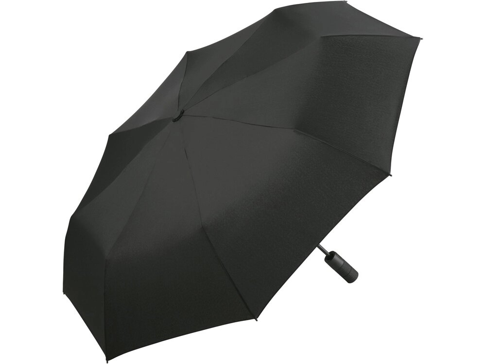 Зонт складной 5455 Profile автомат, черный от компании ТОО VEER Company Group / Одежда и сувениры с логотипом - фото 1