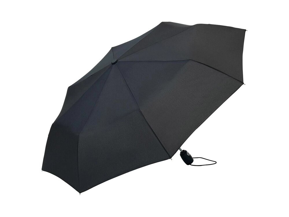 Зонт складной 5460 Fare автомат, черный от компании ТОО VEER Company Group / Одежда и сувениры с логотипом - фото 1