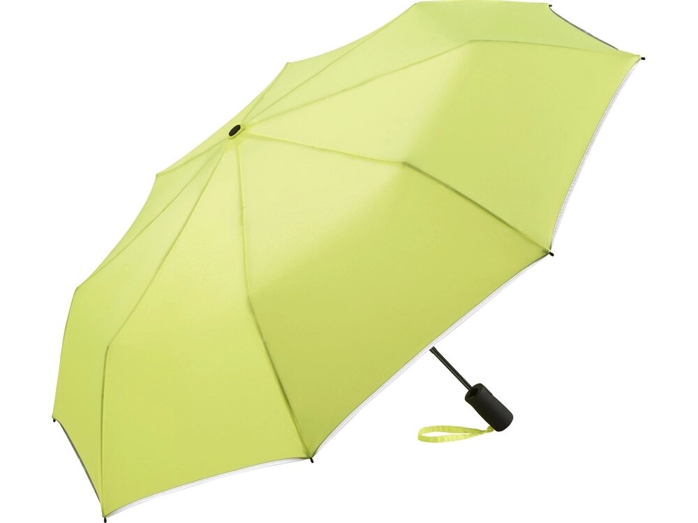 Зонт складной 5547 Pocket Plus полуавтомат, неоновый желтый от компании ТОО VEER Company Group / Одежда и сувениры с логотипом - фото 1