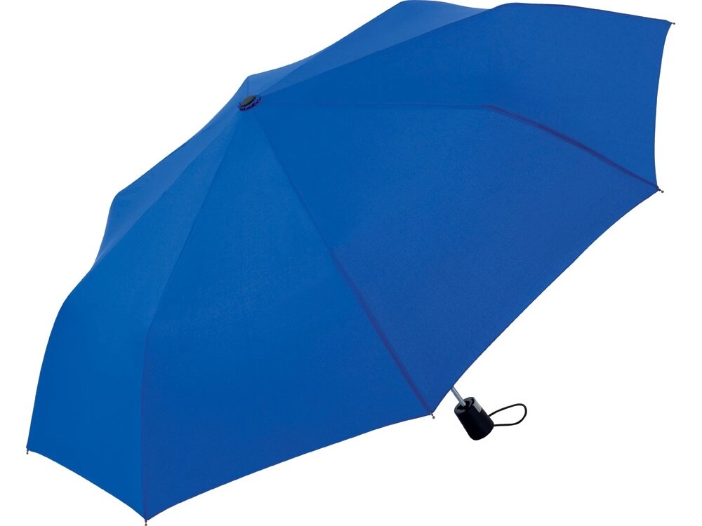 Зонт складной 5560 Format полуавтомат, синий от компании ТОО VEER Company Group / Одежда и сувениры с логотипом - фото 1