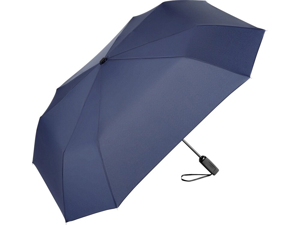 Зонт складной 5649 Square полуавтомат, navy от компании ТОО VEER Company Group / Одежда и сувениры с логотипом - фото 1