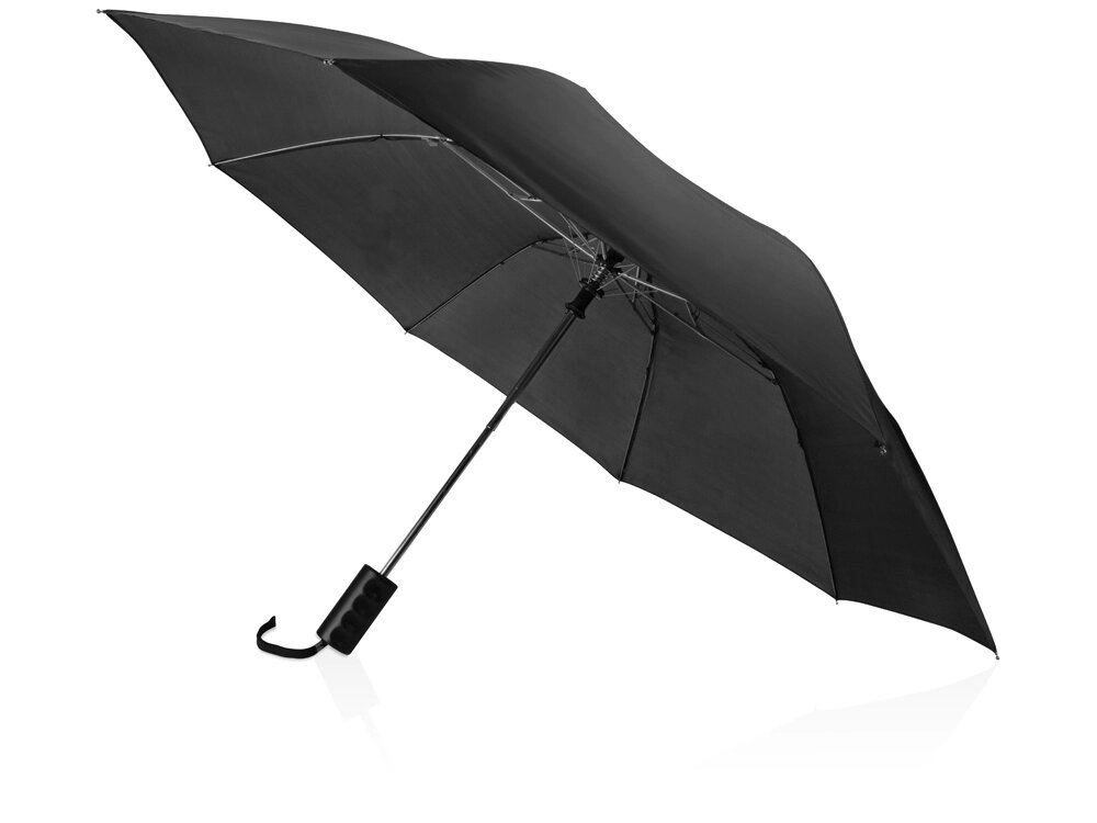 Зонт складной Андрия, черный от компании ТОО VEER Company Group / Одежда и сувениры с логотипом - фото 1