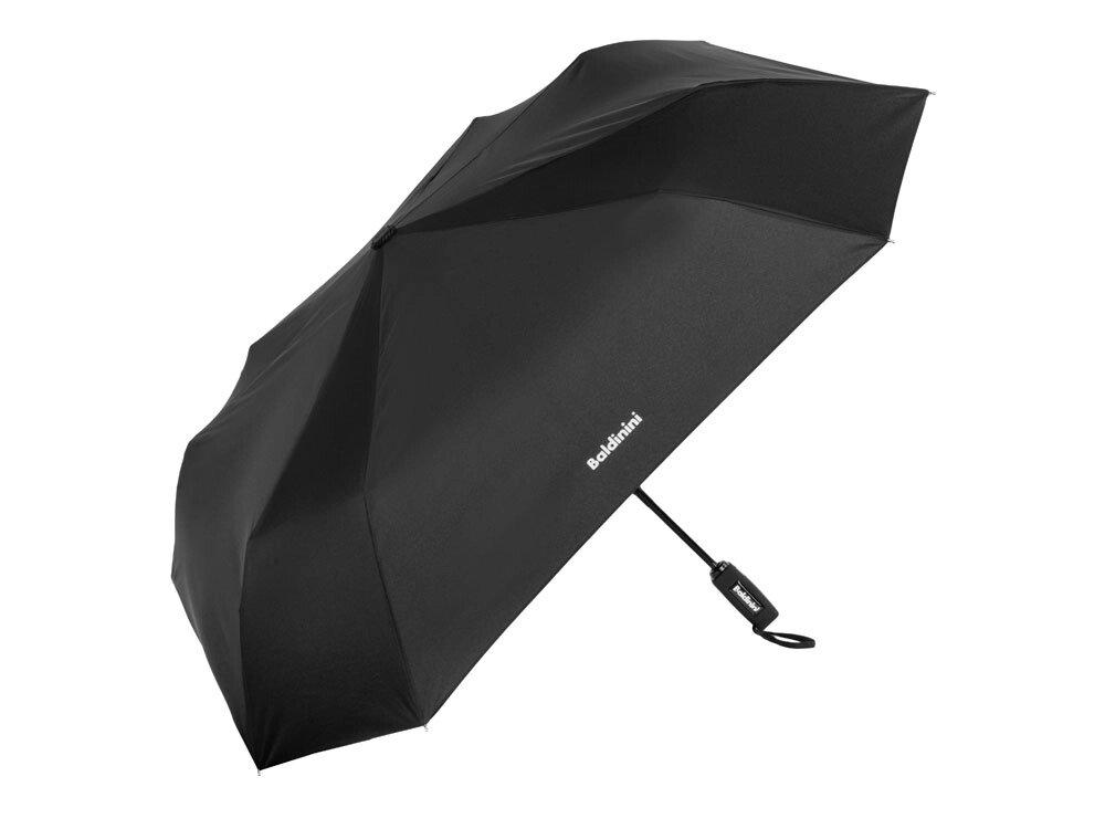 Зонт складной автоматический Baldinini, черный от компании ТОО VEER Company Group / Одежда и сувениры с логотипом - фото 1
