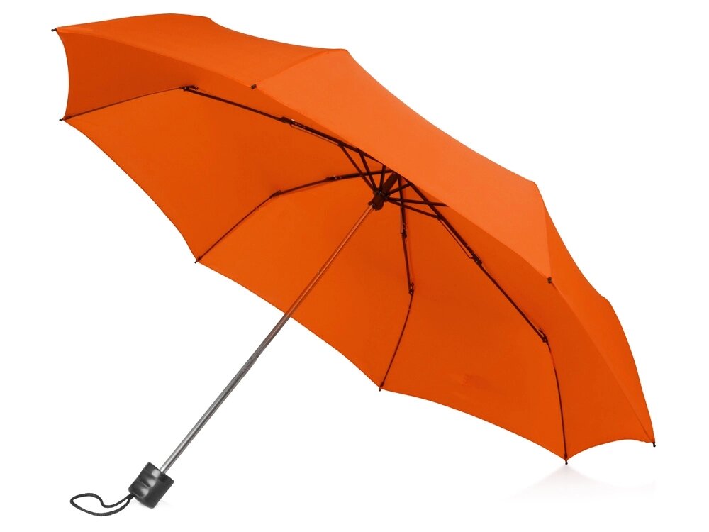 Зонт складной Columbus, механический, 3 сложения, с чехлом, оранжевый от компании ТОО VEER Company Group / Одежда и сувениры с логотипом - фото 1