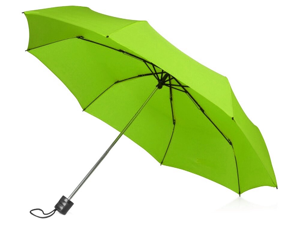 Зонт складной Columbus, механический, 3 сложения, с чехлом, зеленое яблоко (Р) от компании ТОО VEER Company Group / Одежда и сувениры с логотипом - фото 1