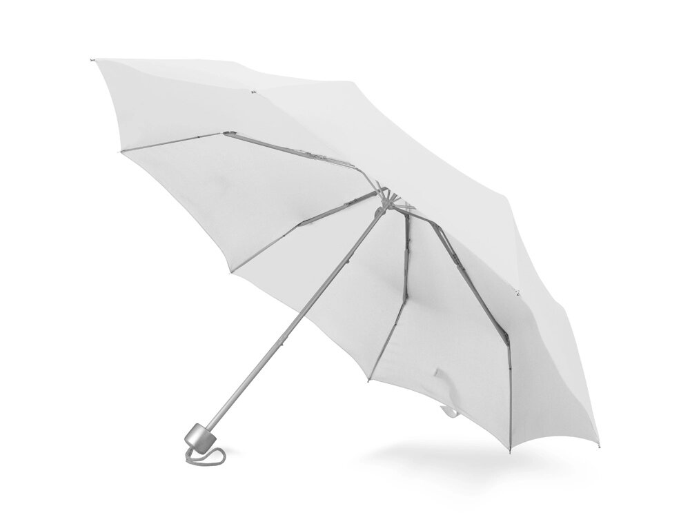 Зонт складной Tempe, механический, 3 сложения, с чехлом, белый от компании ТОО VEER Company Group / Одежда и сувениры с логотипом - фото 1