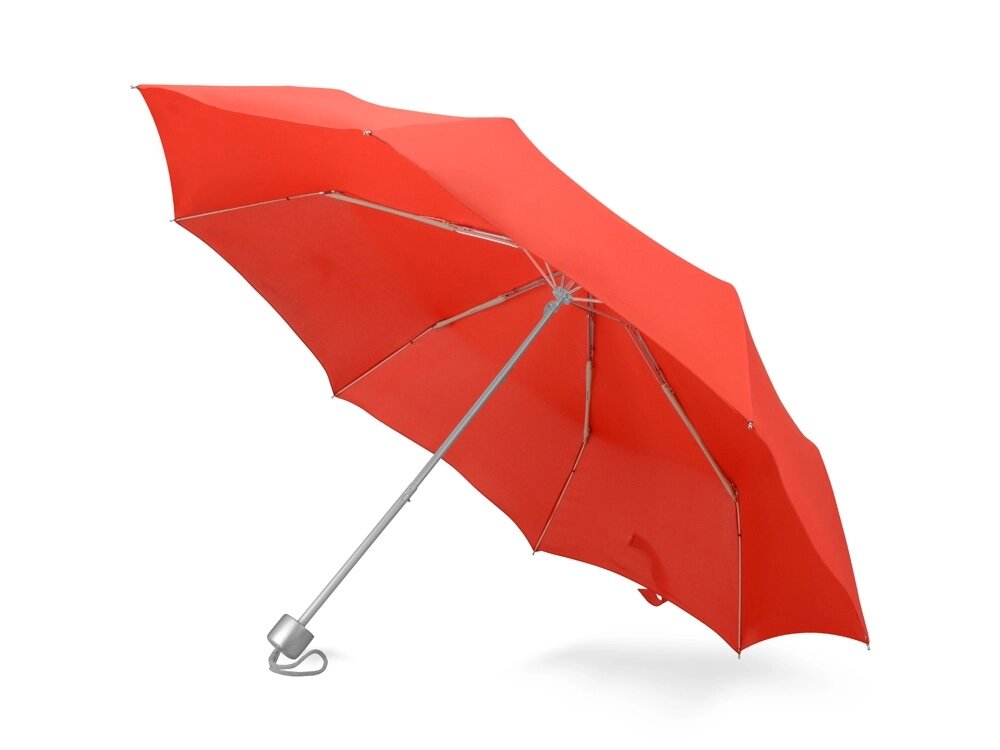 Зонт складной Tempe, механический, 3 сложения, с чехлом, красный от компании ТОО VEER Company Group / Одежда и сувениры с логотипом - фото 1