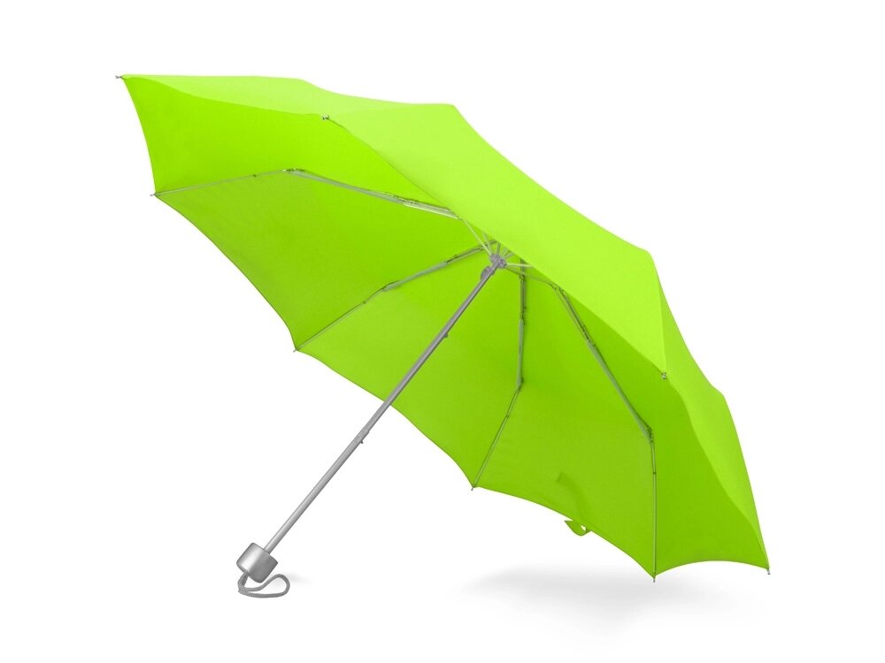 Зонт складной Tempe, механический, 3 сложения, с чехлом, зеленое яблоко от компании ТОО VEER Company Group / Одежда и сувениры с логотипом - фото 1