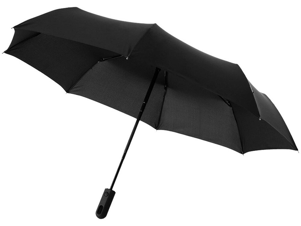 Зонт Traveler автоматический 21,5, черный (Р) от компании ТОО VEER Company Group / Одежда и сувениры с логотипом - фото 1