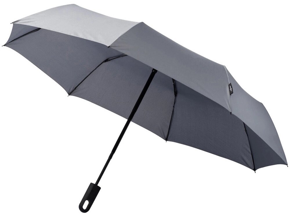Зонт Traveler автоматический 21,5, серый от компании ТОО VEER Company Group / Одежда и сувениры с логотипом - фото 1