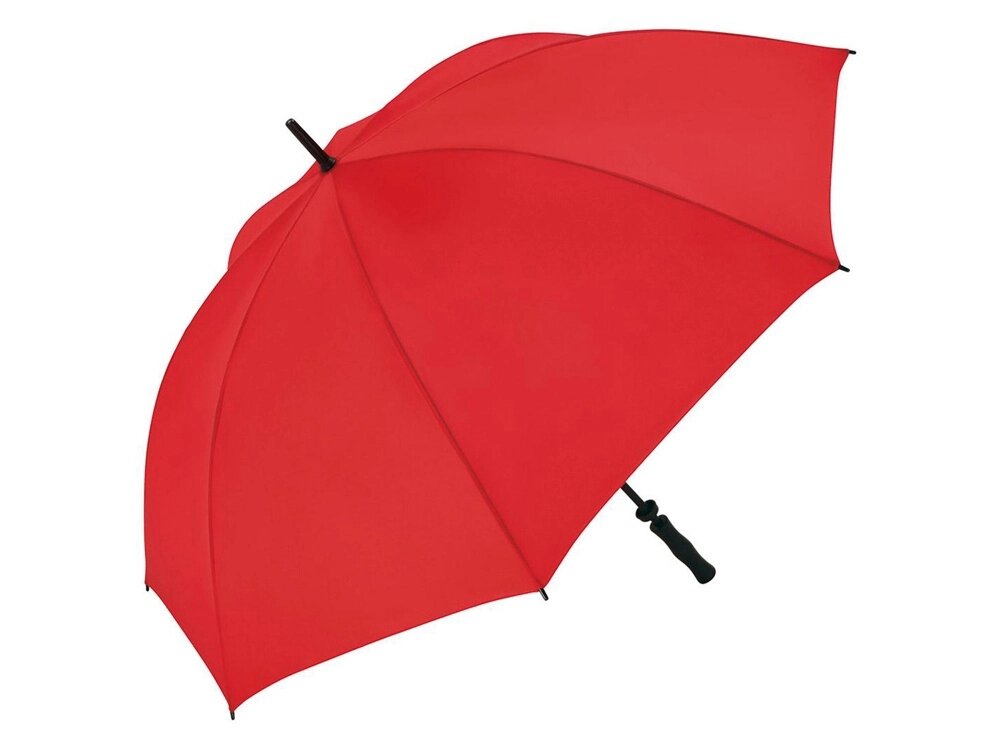 Зонт-трость 2235 Shelter c большим куполом, механика, красный от компании ТОО VEER Company Group / Одежда и сувениры с логотипом - фото 1