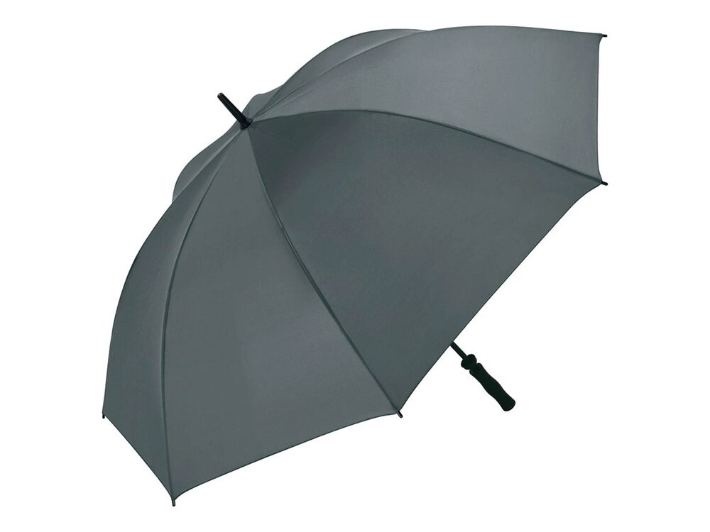 Зонт-трость 2235 Shelter c большим куполом, механика, серый от компании ТОО VEER Company Group / Одежда и сувениры с логотипом - фото 1