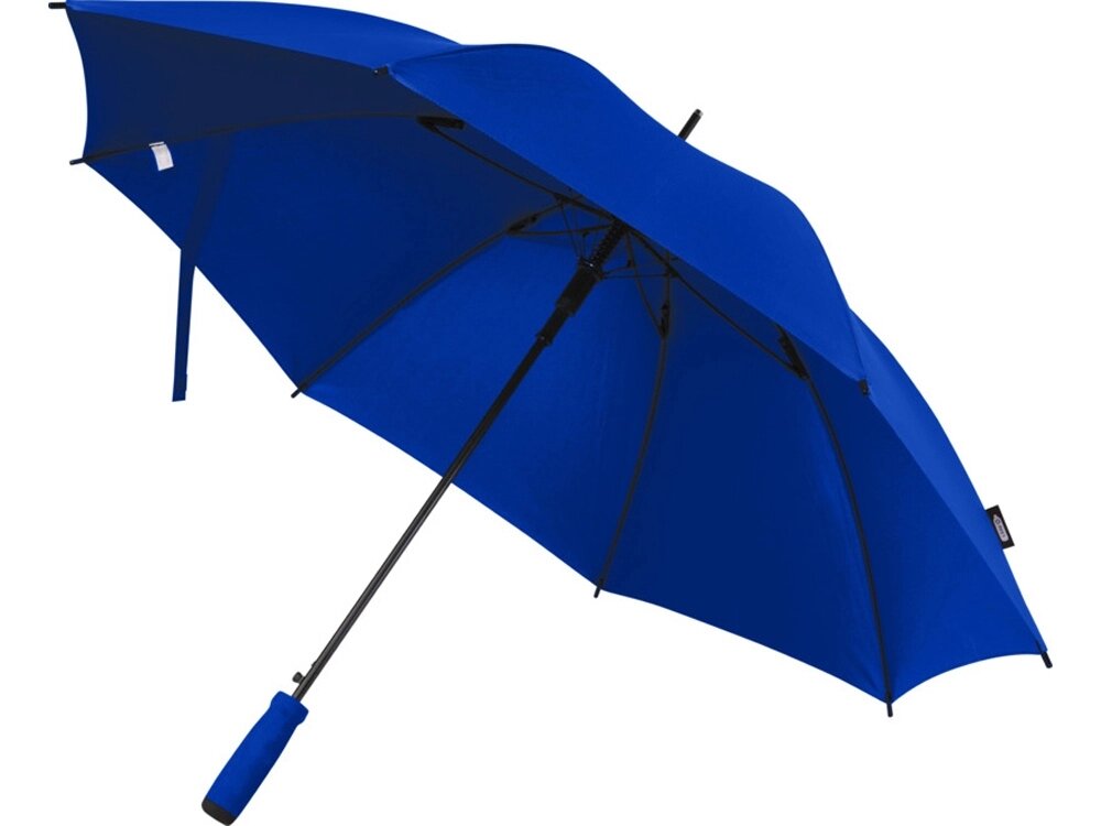 Зонт трость 23 Niel из переработанного ПЭТ-пластика, полуавтомат - Ярко-синий от компании ТОО VEER Company Group / Одежда и сувениры с логотипом - фото 1