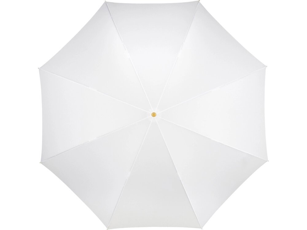 Зонт-трость 7399 Alugolf полуавтомат, белый/золотистый от компании ТОО VEER Company Group / Одежда и сувениры с логотипом - фото 1