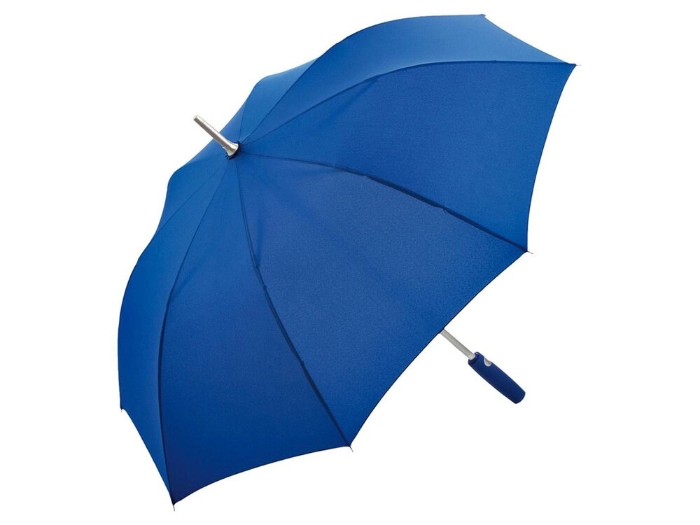 Зонт-трость 7560 Alu с деталями из прочного алюминия, полуавтомат, синий от компании ТОО VEER Company Group / Одежда и сувениры с логотипом - фото 1