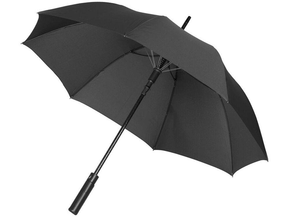 Зонт-трость автоматический Riverside 23, черный (Р) от компании ТОО VEER Company Group / Одежда и сувениры с логотипом - фото 1
