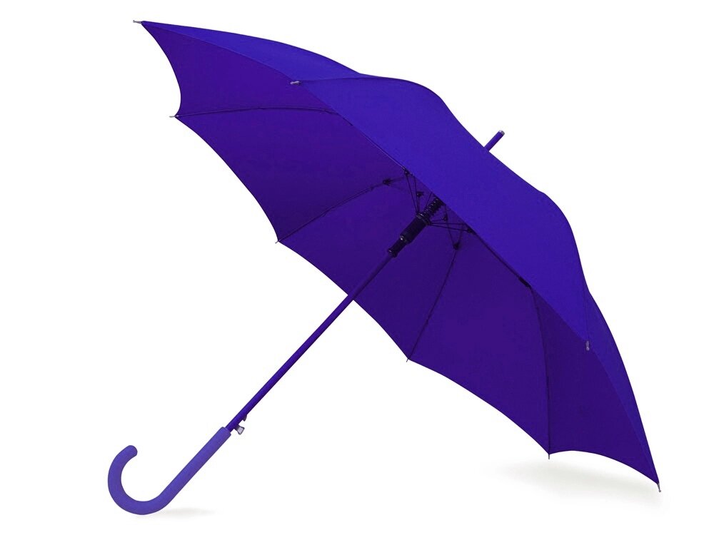 Зонт-трость Color полуавтомат, темно-синий от компании ТОО VEER Company Group / Одежда и сувениры с логотипом - фото 1