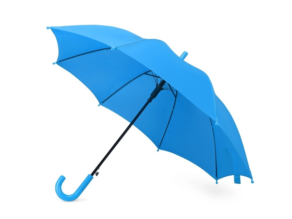 Зонт-трость Edison, полуавтомат, детский, голубой от компании ТОО VEER Company Group / Одежда и сувениры с логотипом - фото 1