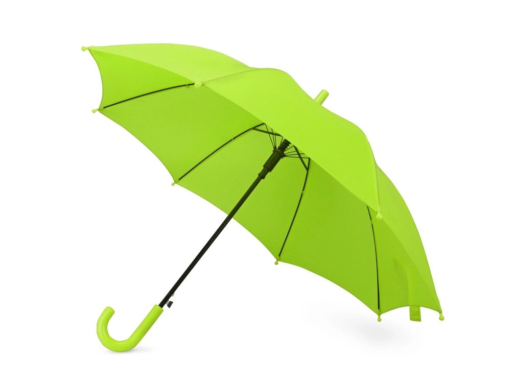 Зонт-трость Edison, полуавтомат, детский, зеленое яблоко от компании ТОО VEER Company Group / Одежда и сувениры с логотипом - фото 1
