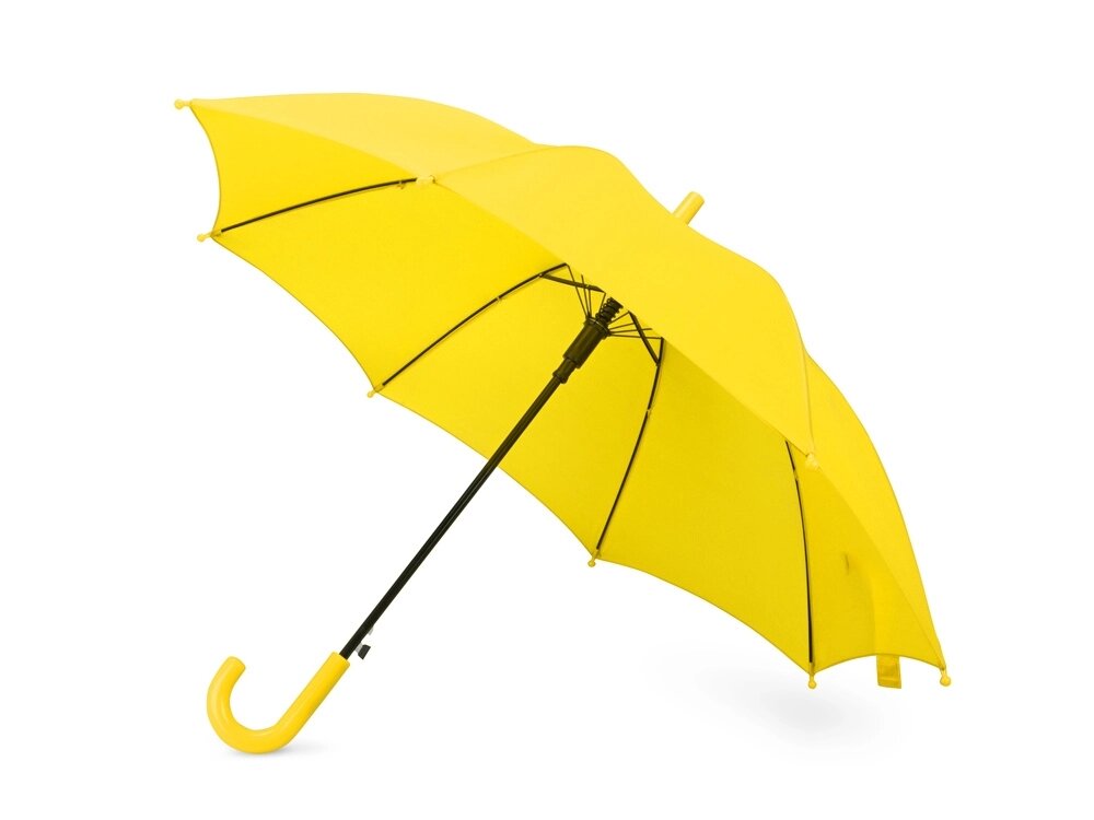 Зонт-трость Edison, полуавтомат, детский, желтый от компании ТОО VEER Company Group / Одежда и сувениры с логотипом - фото 1