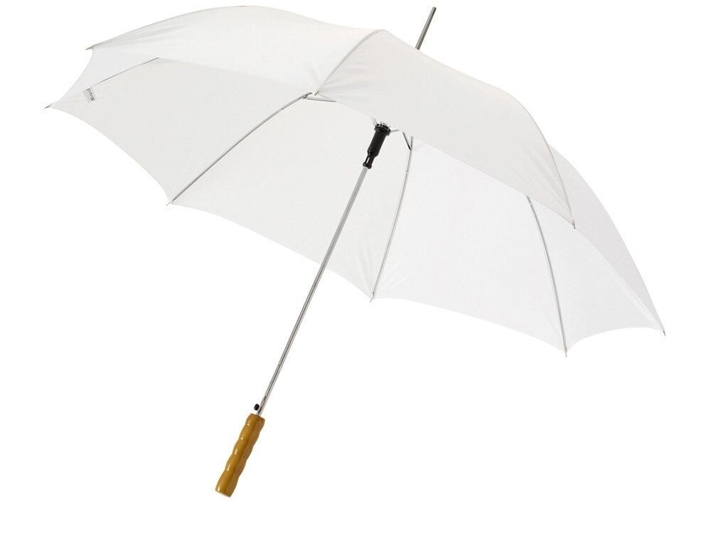 Зонт-трость Lisa полуавтомат 23, белый от компании ТОО VEER Company Group / Одежда и сувениры с логотипом - фото 1