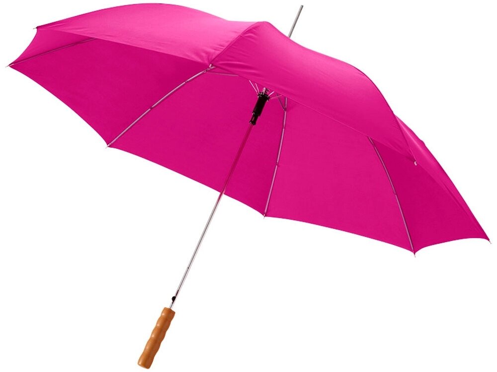 Зонт-трость Lisa полуавтомат 23, фуксия от компании ТОО VEER Company Group / Одежда и сувениры с логотипом - фото 1
