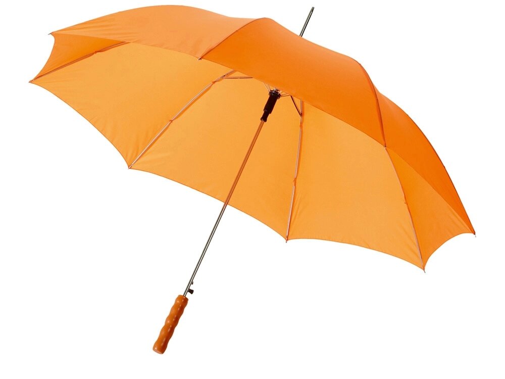 Зонт-трость Lisa полуавтомат 23, оранжевый от компании ТОО VEER Company Group / Одежда и сувениры с логотипом - фото 1
