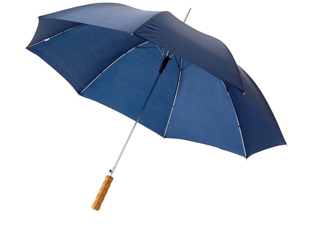 Зонт-трость Lisa полуавтомат 23, темно-синий от компании ТОО VEER Company Group / Одежда и сувениры с логотипом - фото 1