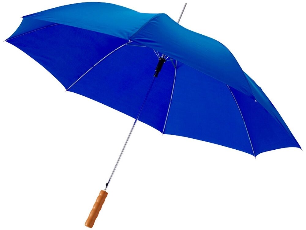 Зонт-трость Lisa полуавтомат 23, ярко-синий от компании ТОО VEER Company Group / Одежда и сувениры с логотипом - фото 1