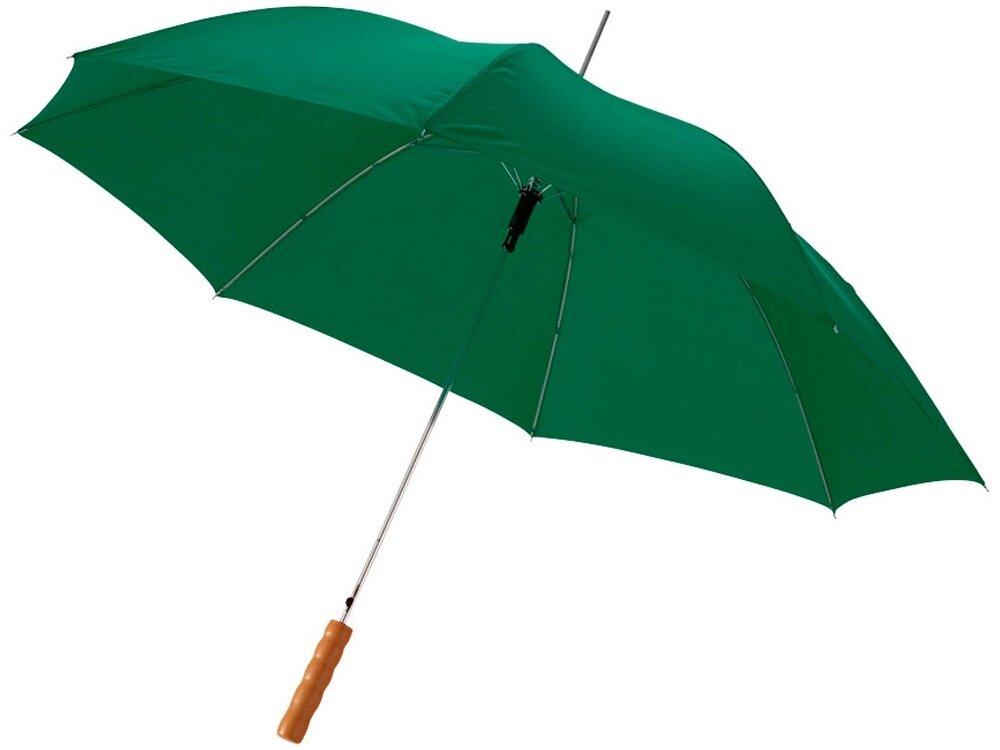 Зонт-трость Lisa полуавтомат 23, зеленый от компании ТОО VEER Company Group / Одежда и сувениры с логотипом - фото 1