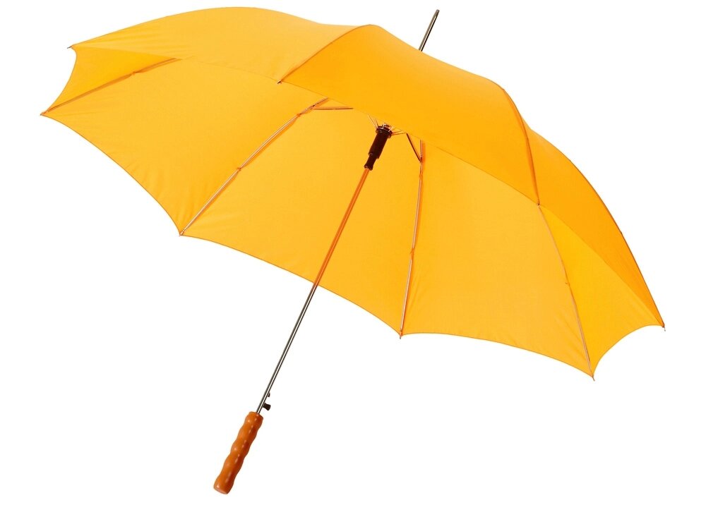 Зонт-трость Lisa полуавтомат 23, желтый (Р) от компании ТОО VEER Company Group / Одежда и сувениры с логотипом - фото 1