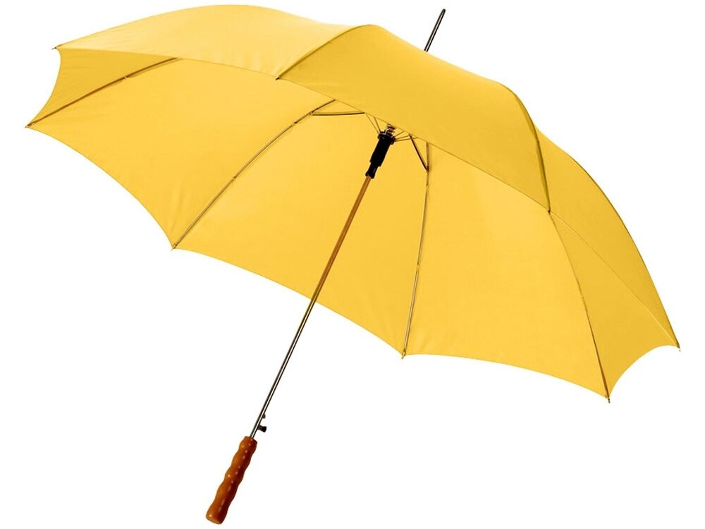 Зонт-трость Lisa полуавтомат 23, желтый от компании ТОО VEER Company Group / Одежда и сувениры с логотипом - фото 1