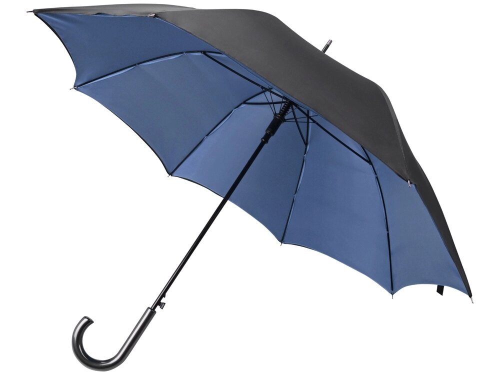 Зонт-трость полуавтоматический двухслойный от компании ТОО VEER Company Group / Одежда и сувениры с логотипом - фото 1