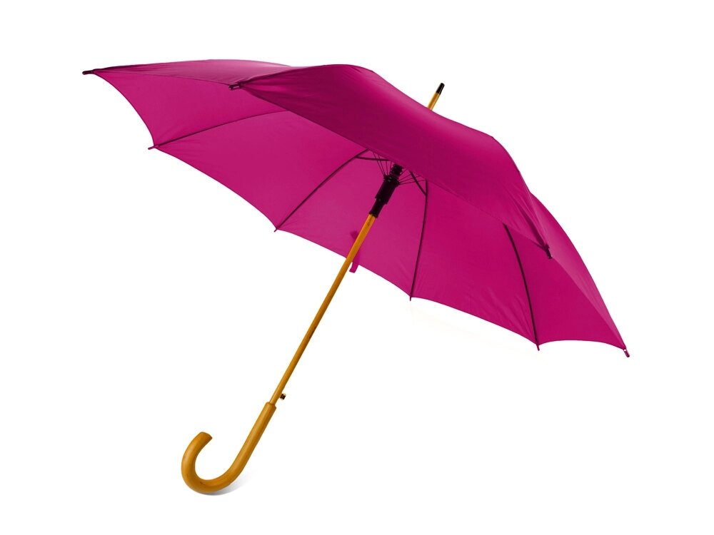 Зонт-трость Радуга, фуксия от компании ТОО VEER Company Group / Одежда и сувениры с логотипом - фото 1