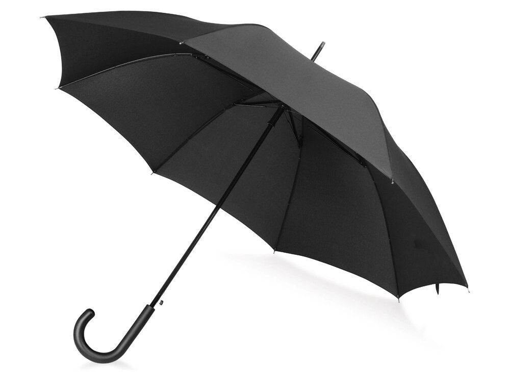 Зонт-трость Wind, полуавтомат, черный от компании ТОО VEER Company Group / Одежда и сувениры с логотипом - фото 1