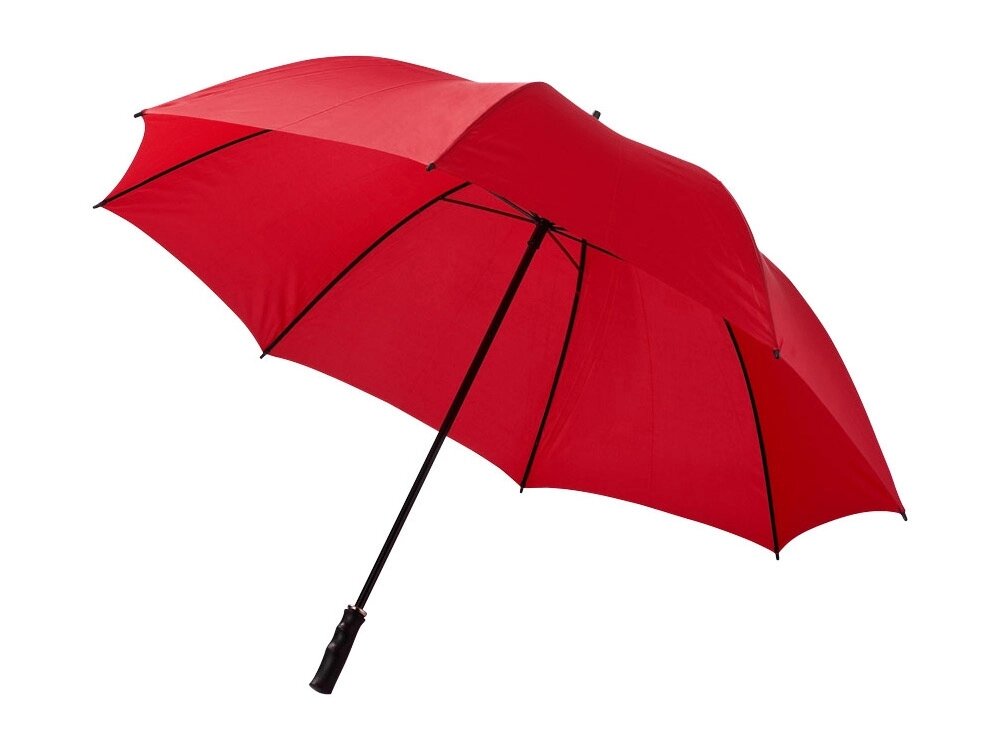 Зонт-трость Zeke 30, красный от компании ТОО VEER Company Group / Одежда и сувениры с логотипом - фото 1