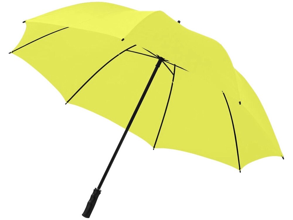 Зонт-трость Zeke 30, неоново-зеленый, зеленый от компании ТОО VEER Company Group / Одежда и сувениры с логотипом - фото 1