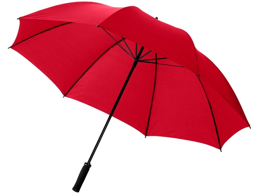 Зонт Yfke противоштормовой 30, красный от компании ТОО VEER Company Group / Одежда и сувениры с логотипом - фото 1