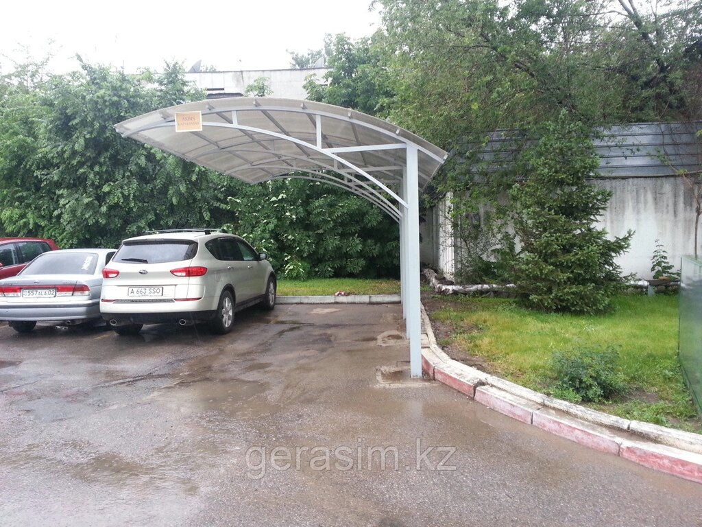 Консольный Навес из полигаля от компании ИП Герасимов - фото 1