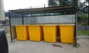 Контейнерная площадка мусорных контейнеров ТБО