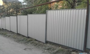 Секционные заборы из профнастила