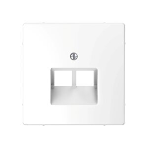Центральная накладка MERTEN MTN4522-6035 D-Life для розетки 2-ой RJ45 белый лотос