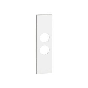 Лицевая панель Bticino KW09 Living Now для TV розеток с 2 отверстиями 1 модуль белый