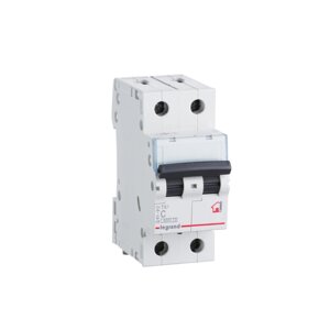 Автоматический выключатель Legrand 404043 2П C 20A TX3 6000 6kA