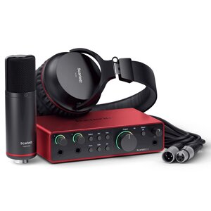 Комплект для звукозаписи Focusrite Scarlett 2i2 Studio 4th Gen