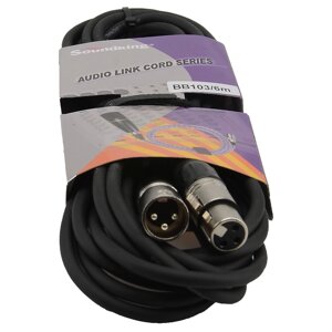Микрофонный кабель XLR-XLR 6 м SoundKing BB103-6M