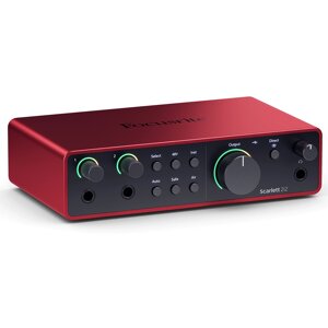 Внешняя студийная звуковая карта Focusrite Scarlett 2i2 4th Gen