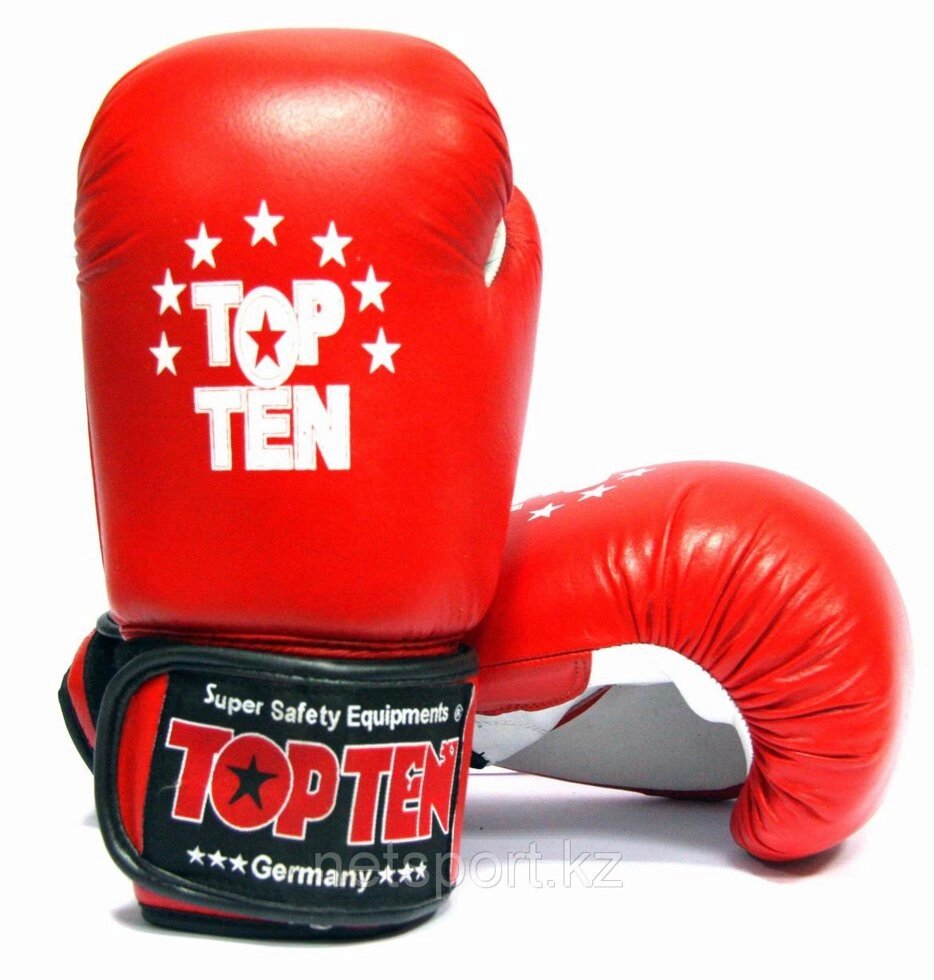 Боксерские перчатки Top Ten кожа от компании STAR SPORTS - Магазин спортивных товаров - фото 1