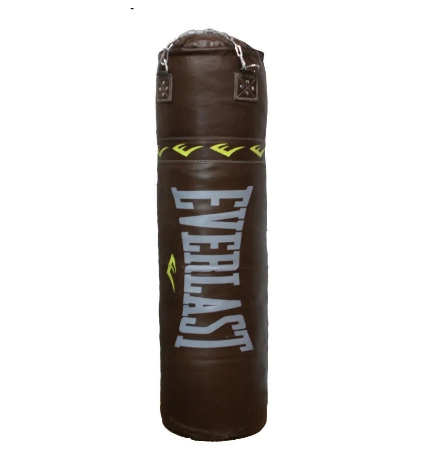 Боксерский мешок EVERLAST из натуральной кожи (130х45см, 60кг) от компании STAR SPORTS - Магазин спортивных товаров - фото 1